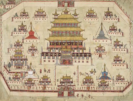 le 6 mai au monastère Chökhor Ling