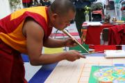 Gesh&eacute; Thupten Kh&eacute;droup d&eacute;but mandala