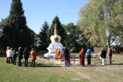 C&eacute;r&eacute;monie b&eacute;n&eacute;diction stupa 1