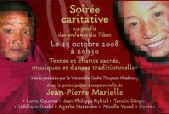 Spectacle donné le 13 octobre 08 au Théâtre de l'Atelier à Paris