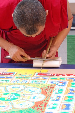 Le mandala de sable du Bouddha de la Médecine sera réalisé du 22 au 27 novembre