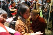 Foule tibétaine
