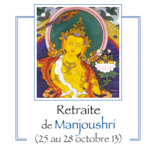 Retraite Manjoushri octobre 13