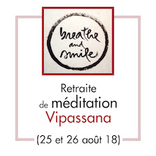 Retraite méditation Vipassana août 18